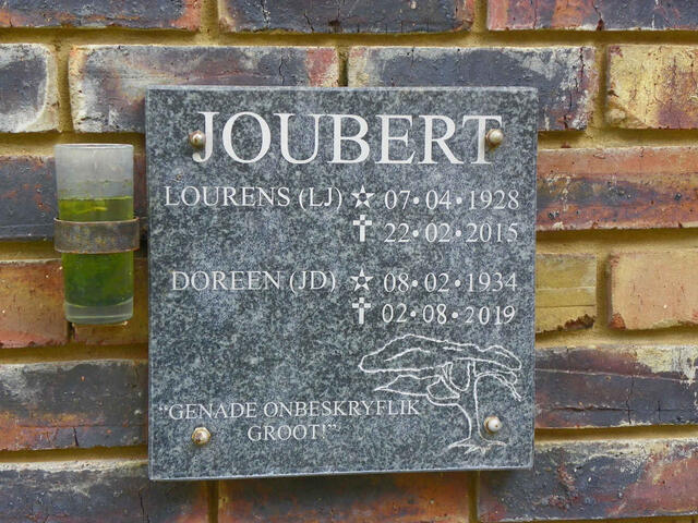 JOUBERT L.J. 1928-2015 & J.D. 1934-2019