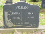 VOSLOO Johan 1912-1988 & Max 1920-