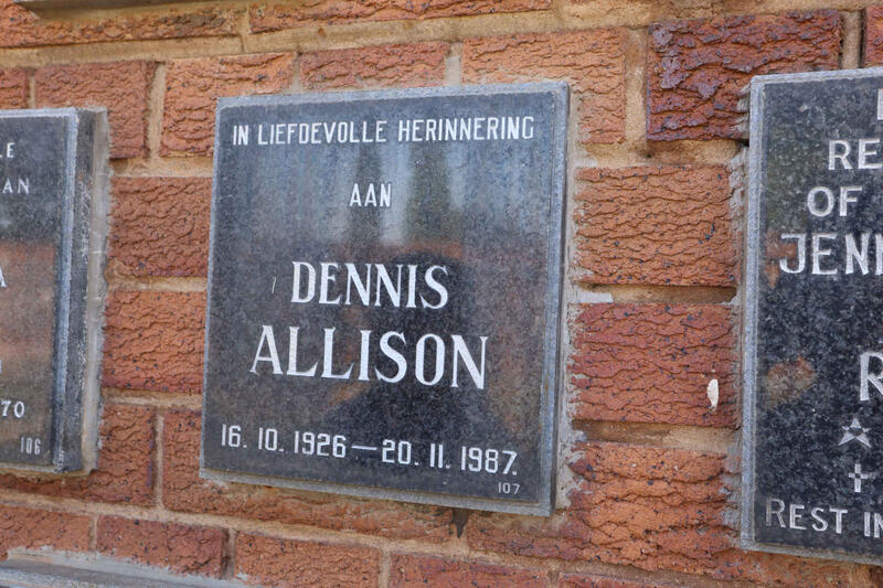 ALLISON Dennis 1926-1987