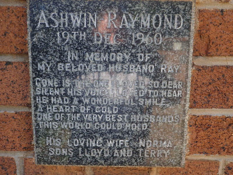 ASHWIN Raymond -1960