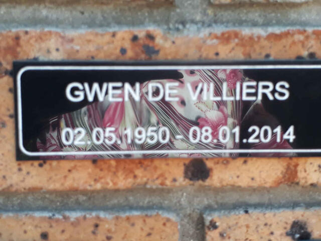 VILLIERS Gwen, de 1950-2014