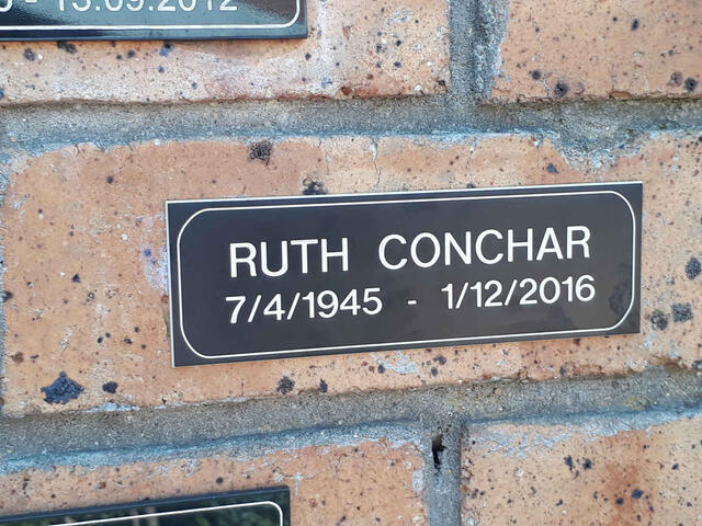 CONCHAR Ruth 1945-2016