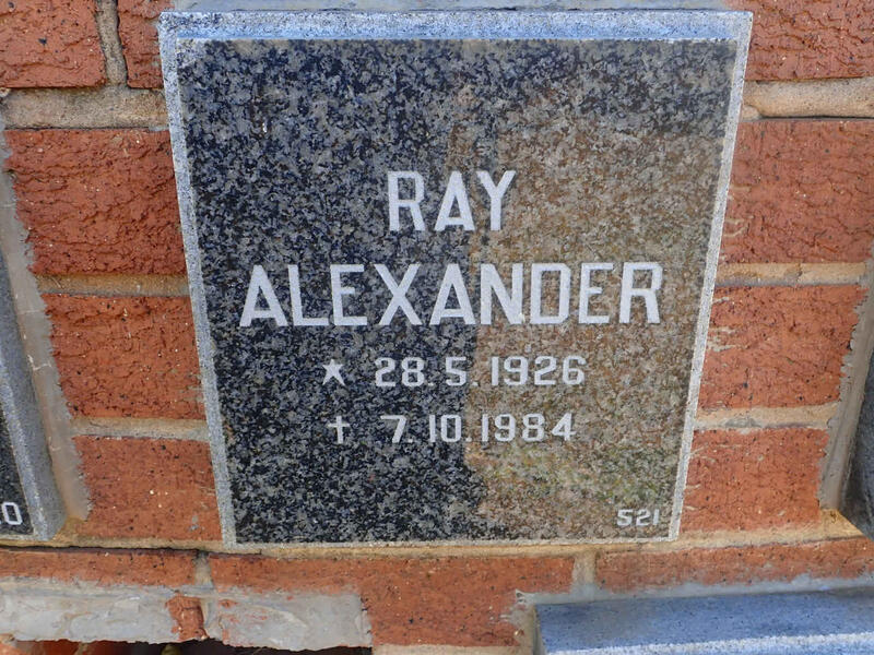 ALEXANDER Ray 1926-1984