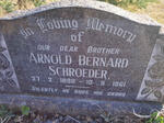 SCHROEDER Arnold Bernard 1898-1961