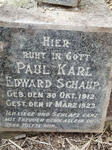 SCHAUP Paul Karl Edward 1912-1923