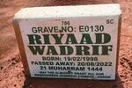 WADRIF Riyaad 1998-2022