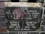 LUDERS Paul Wilhelm 1905-1974 & Clara Johanna 1908-1983