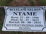 NTAME Bulelani Nelson 1986-2015