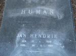 HUMAN Jan Hendrik 1928-1997 & Lydia Jacoba 1928-1997