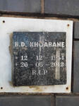 KHOABANE B.D. 1954-2012
