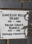 DEARY Lancelot Hugh 1921-1980 :: BARNES Valda Grace 1923-1987