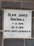 DINGWALL Blair James 1974-1974
