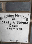 DAVIS Cornelia Sophia 1932-1979