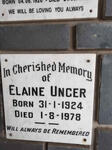 UNGER Elaine 1924-1978