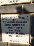 SHIPTON Eric 1909-1978 & Jessie Maria 1913-1996