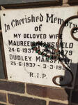 MANSFIELD Dudley 1937-1982 & Maureen 1937-1979