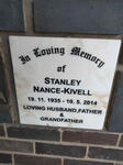 KIVELL Stanley, NANCE 1935-2014
