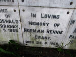 GRANT Norman Rennie -1966