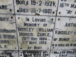 CURLE Wesley William Morris 1884-1963
