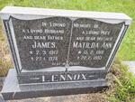 LENNOX James 1917-1976 & Matilda Ann 1919-1993