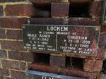 LOCKEM Christian 1938-2009 & Merle Agnes 1942-1998