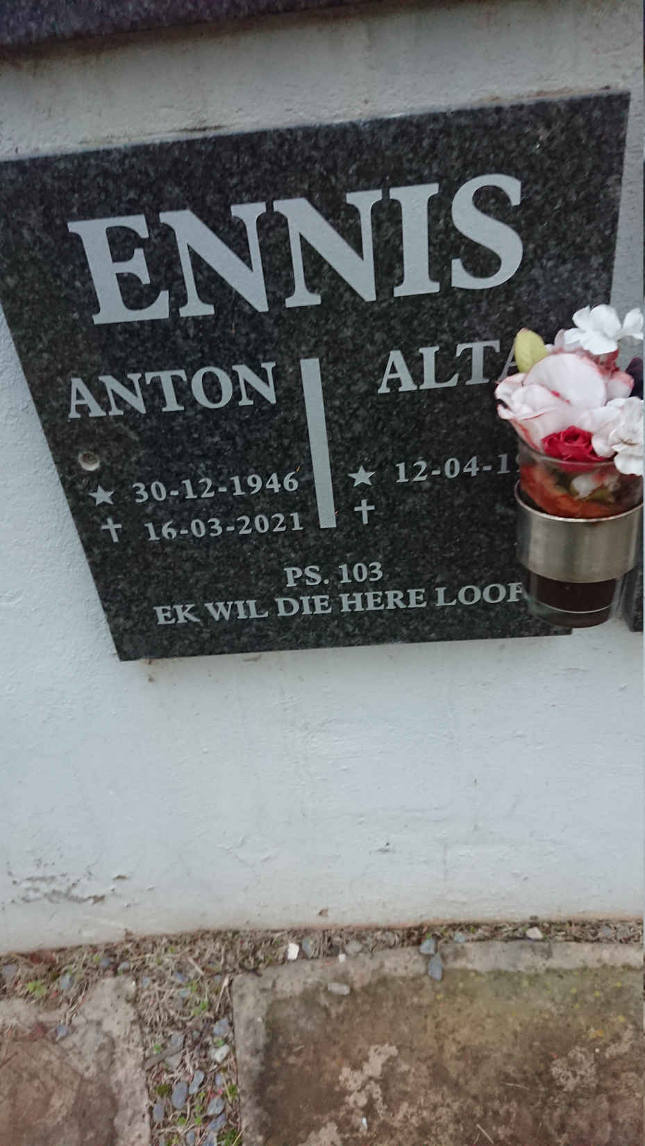 ENNIS Anton 1946-2021 & Alta
