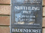 NEETHLING Piet 1936-2015