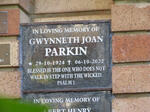 PARKIN Gwynneth Joan 1924-2022