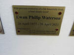 WATERSON Ewan Philip 1977-2021