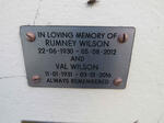 WILSON Rumney 1930-2012 & Val 1931-2016