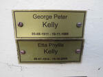 KELLY George Peter 1911-1989 & Etta Phyllis 1914-2009