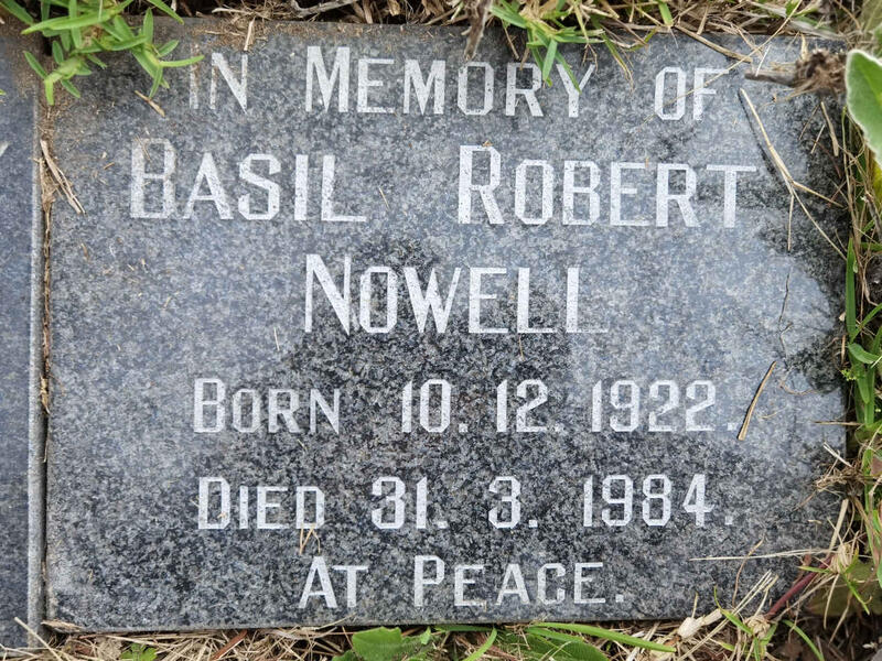 NOWELL Basil Robert 1922-1984