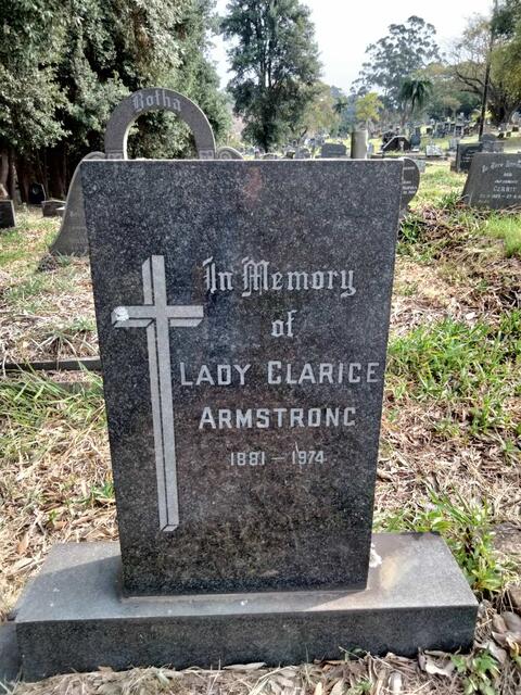 ARMSTRONG Clarice 1881-1974