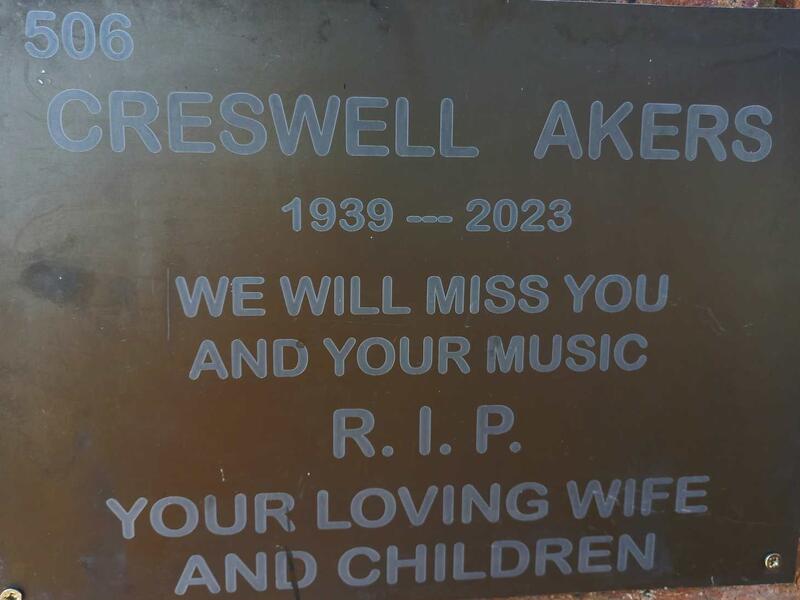 AKERS Creswell 1939-2023