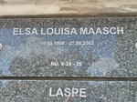 MAASCH Elsa Louisa 1908-2002