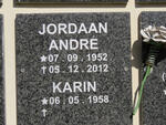 JORDAAN André 1952-2012 & Karin 1958-