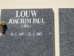 LOUW Joachim Paul 1937-2007