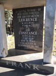 FRANK Lawrence 1932-1990 & Constance 1933-2007