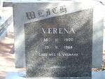 WEICH Verena 1900-1968