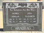 WANDRAG Jacobus Adriaan 1907-1966 & Anna Elizabeth 1907-1966