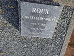 ROUX Cornelia Hendrina 1920-2013