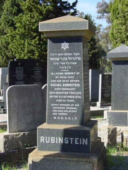 RUBINSTEIN Rachel -1936