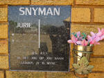 SNYMAN Jurie 1944-2014
