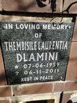 DLAMINI Thembisile Laurentia 1959-2011