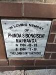 MAPHANGA Phinda Sibongiseni 1986-1996