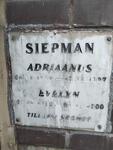 SIEPMAN Adriaanus 1911-1997 & Evelyn 1910-2000
