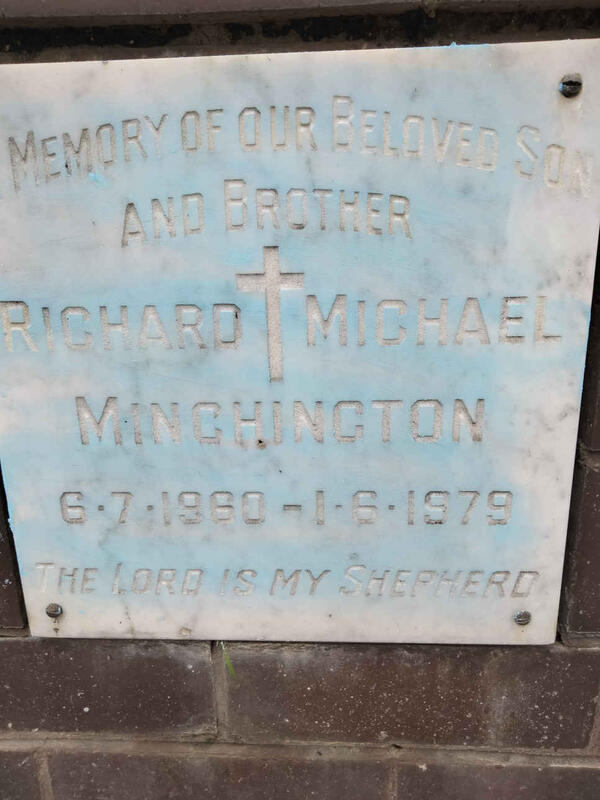 MINCHINGTON Richard Michael 1960-1979