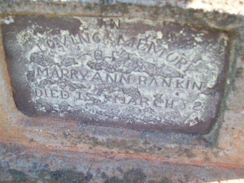 RANKIN Marry Ann -1882