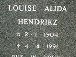 HENDRIKZ Louise Alida 1904-1991