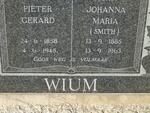 WIUM Pieter Gerard 1858-1945 & Johanna Maria SMITH 1885-1963
